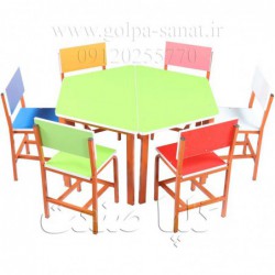 میز و صندلی مهد کودکی کد D-028